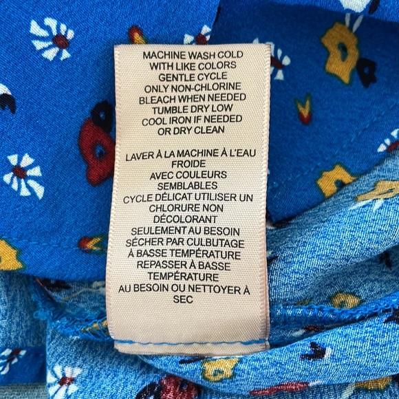 Philosophy Blue Floral Blouse - Picture 8 of 8